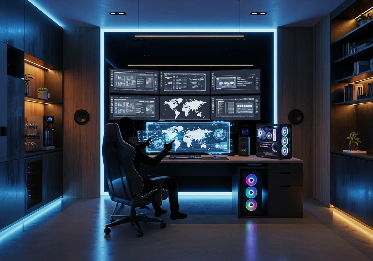 Huipputeknologiaa miehesi luolaan